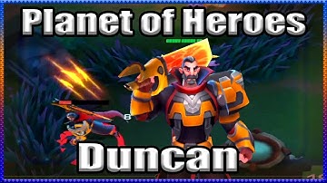 Planet of Heroes - 4 Rune Duncan Build - TONS of ASSISTS
