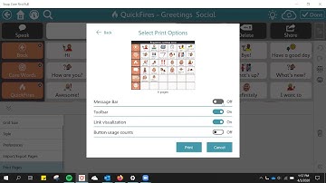 Print in Snap Core First