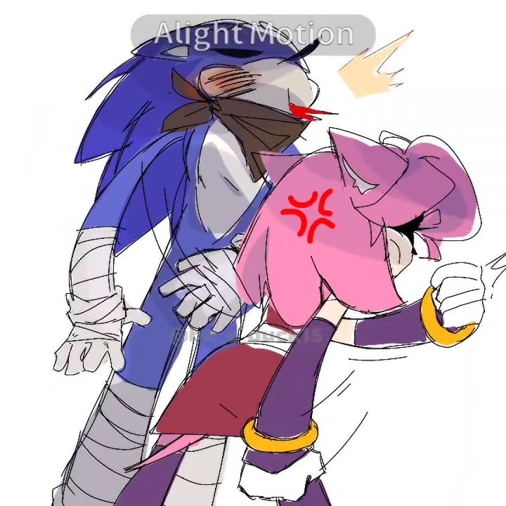 SONAMY BOOM💥 #viral #art #sonic #sonicboom #amy #animation #fyp #trending #shorts