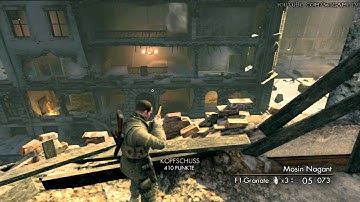 Sniper Elite V2 - Sniper Elite Difficulty Walkthrough - Opernplatz - HD