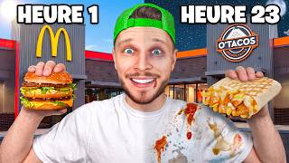 I Ate at the DRIVE-THRU of EVERY FAST-FOOD CHAIN for 24 HOURS...