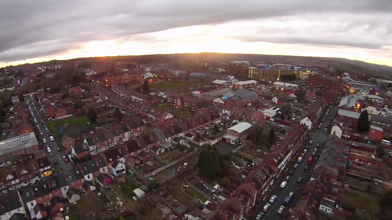 Yuneec Q500 Typhoon, Redditch Town Centre, Worcestershire, UK