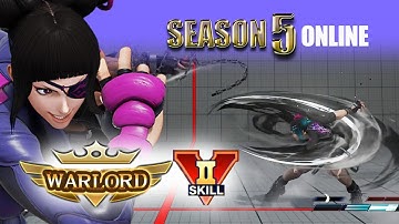 SF5 CE | JustaKid - Warlord - JURI -  V SKILL 2 - SEASON 5
