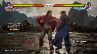 Tekken 7 - Hwoarang Wall Carry Combos