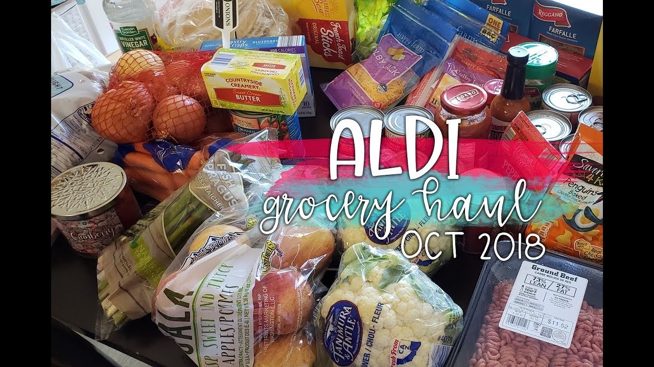Aldi Haul 2018 | Grocery Haul + Meals October 2018