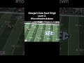 Georgia’s even front, 3 high cover 2. Force the check down! #footballclips #football #ugafootball