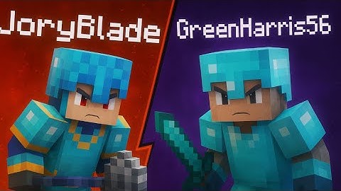 Minecraft 1v1 Showdown JoryBlade vs GreenHarris56 Who Wins?