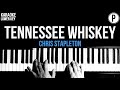 Chris Stapleton - Tennessee Whiskey Karaoke LOWER KEY Acoustic Piano Instrumental