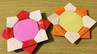 折り紙＊メダルの折り方 作り方 origami