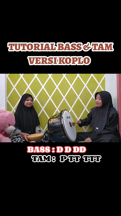 TUTORIAL BASS & TAM KOPLO DASAR #shorts #hadroh