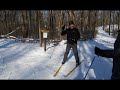 Cross Country skiing with Ron Zartman, manager of Fox Island County Park