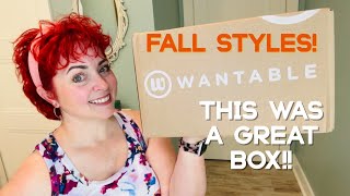 Wantable unboxing and try on! Nice Fall transition items!