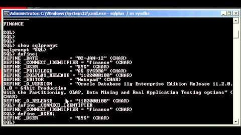 Oracle DBA Justin - How to change the sqlplus prompt