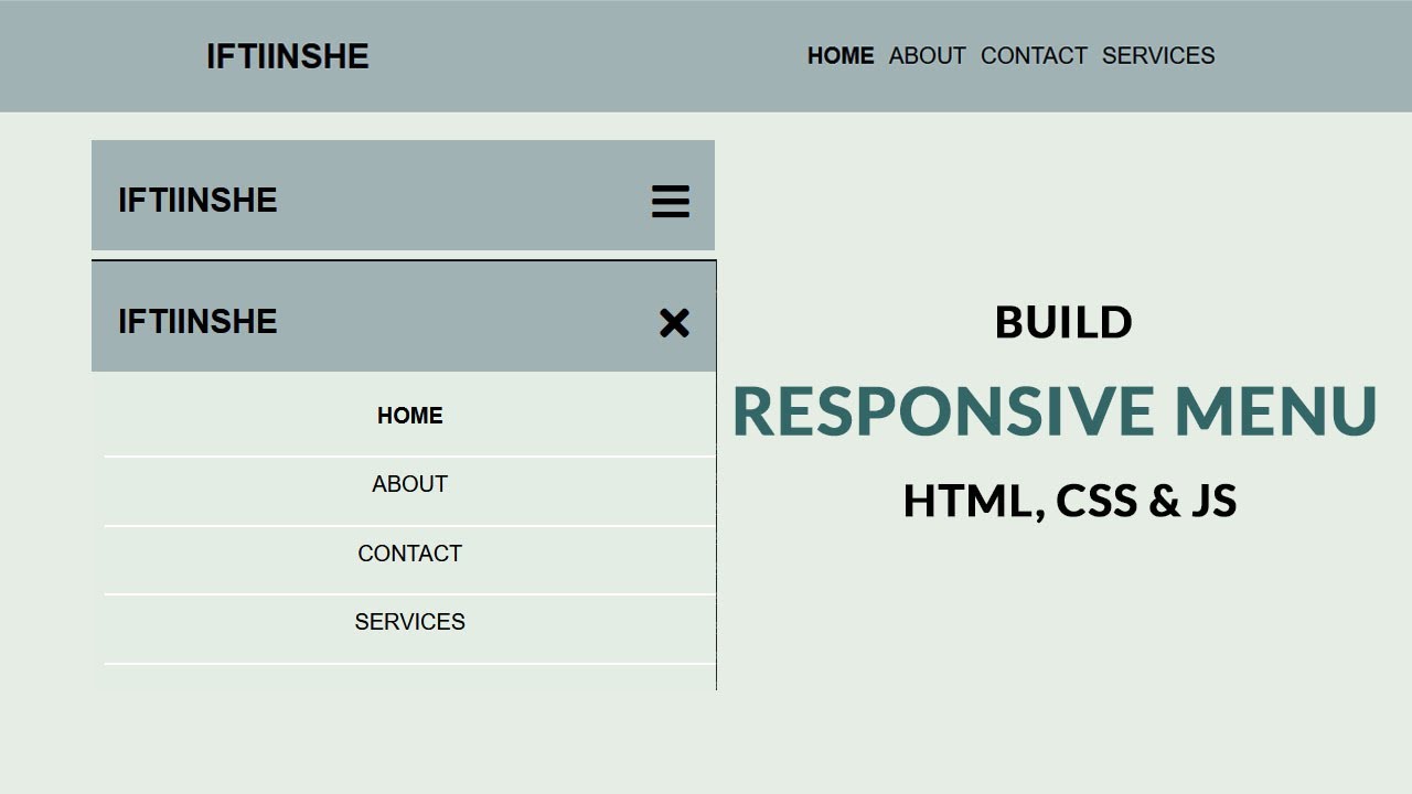 Samee Menu Responsive ah (HTML & CSS)