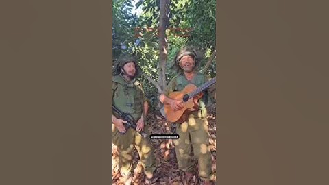 Thumbnail of IDF Israeli soldiers sing "Shalom Aleichem" before Shabbat #israel #gaza