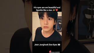 His eyes are beautiful &amp; sparkle like a star ✨#jk #bts #kpop #fypシ #viral #jungkook #btsarmy #bunny
