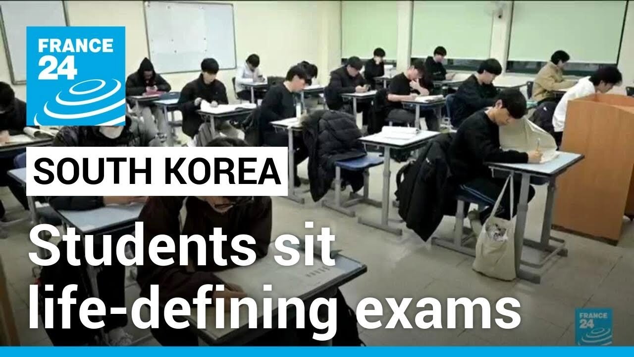 ‘Killer questions’ and suspended flights: Korea’s life-defining high school exam • FRANCE 24