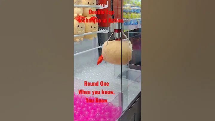 Best guaranteed technique to win at Round 1 claw machine. The double tap. Tap to drop & tap to lock. - DayDayNews