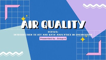 Demonstration Video of Air Quality IoT Monitoring System