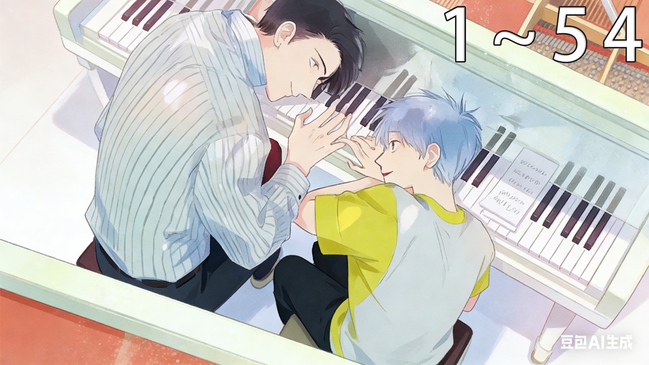 【一口气看完】《触碰的旋律》1~54话：原本没有信仰的少年因为学长爱上感情，弹奏之间情感不敢发酵#恋爱