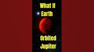 What If Earth Was Jupiter’s Moon?🌍🤔 #space #universe #astronomy
