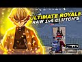ULTIMATE ROYALE RAW CLUTCH'S…💀⚡️—( TRY TO BECOME FASTEST 4 FINGER PLAYER…🥷🏻❗️)