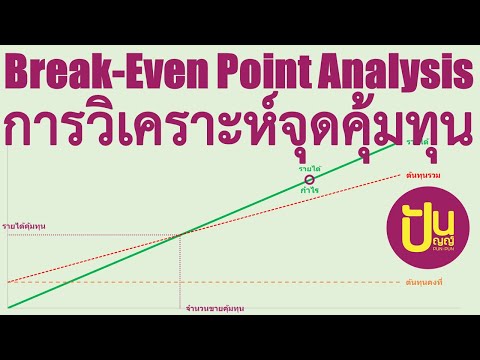 ปันปัญญ์ : การวิเคราะห์จุดคุ้มทุน Break-Even Point Analysis