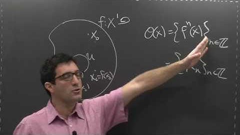Dynamical Systems - Stefano Luzzatto - Lecture 03