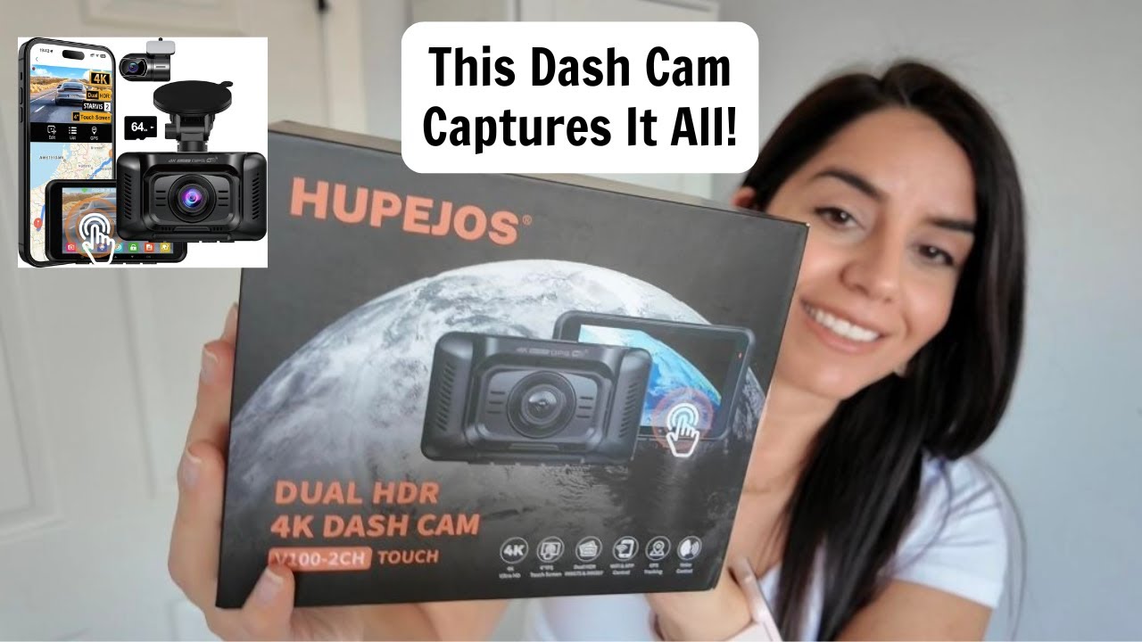 Лучший бюджетный видеорегистратор 4K для автомобиля? Тестирование HUPEJOS: передний и задний!