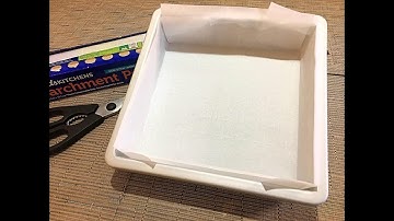 Lining a Square Pan with Parchment Paper 😉 - Tips & Tricks 105 💡