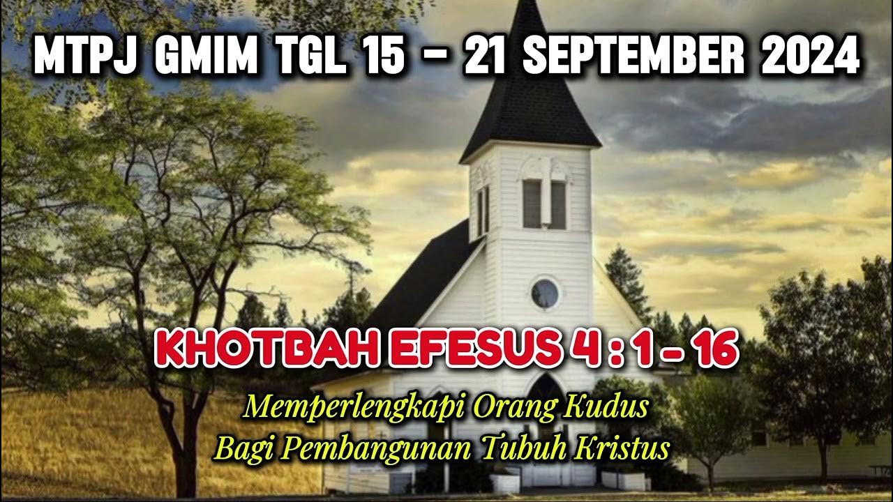 Mtpj 15 September 2024