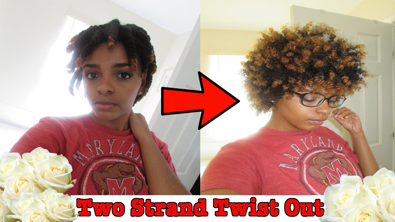 Small Medium Two Strand Twist Out Loc Method Natural Hair