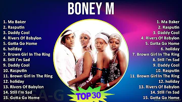 Boney M 2024 MIX Favorite Songs - Ma Baker, Rasputin, Daddy Cool, Rivers Of Babylon