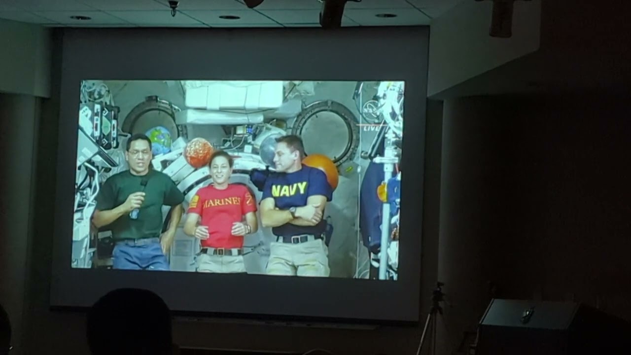 mia talking to space station