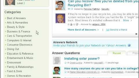 Using Yahoo Answers To Drive Traffic To Your MLM Website Part 1