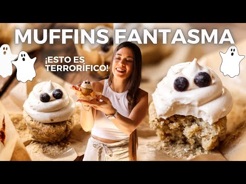 How I make BANANA MUFFINS | Halloween Recipe Idea | HEALTHY AND EASY