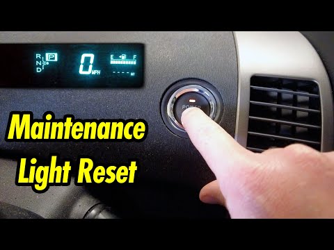 How To Reset Your Toyota Prius Maintenance Light in 39.5 Seconds