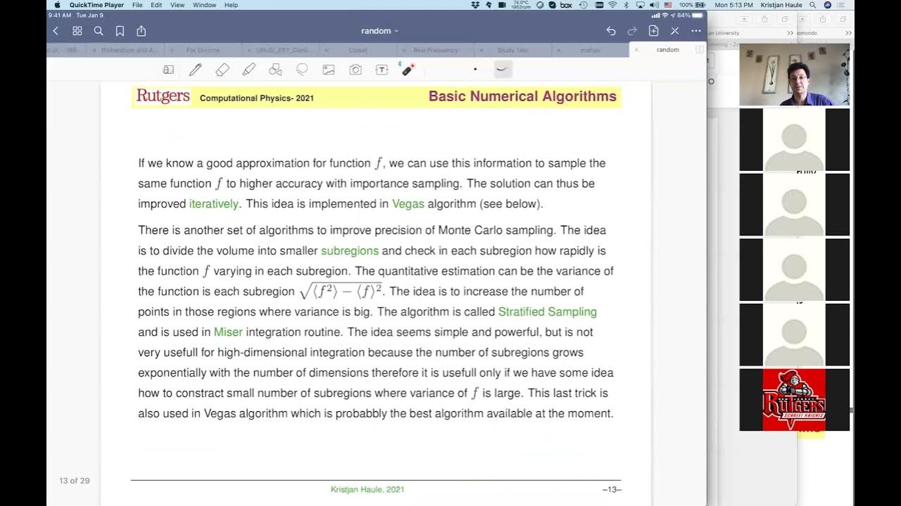 Computational Physics in Python, Rutgers University, 2021, lecture 17 ...