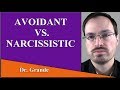 What is the difference between Avoidant Personality Disorder and Narcissistic Personality Disorder?