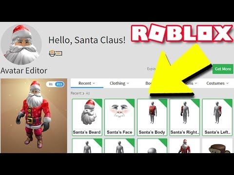 Making Santa Claus A Roblox Account Youtube - cartoony santa roblox