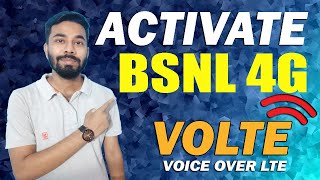 How to Enable BSNL 4G VOLTE Service in Hindi | Bsnl 4G Volte Activation | Volte Not Working on 2022