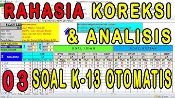 Cara Membuat Aplikasi Koreksi Lembar Soal Ujian Otomatis Di Mc. Excel - Part 03