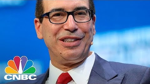 Treasury Secretary Steven Mnuchin: We Need To Create Level Playing Field On Taxes | CNBC