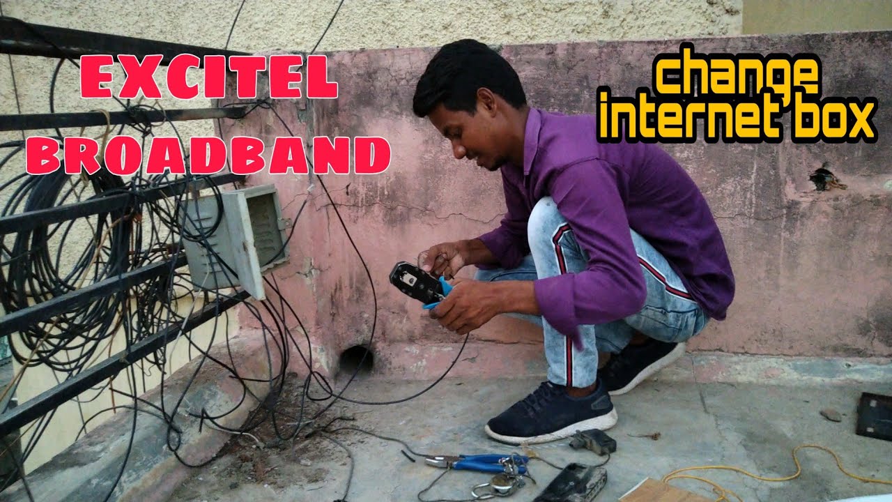 Excitel Router Box Excitel broadband box change #internetbox #internettoolbox #boxwifi ...