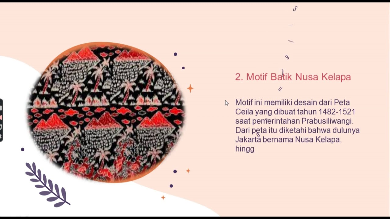 Ragam Batik Betawi PLBJ KELAS 4 SD