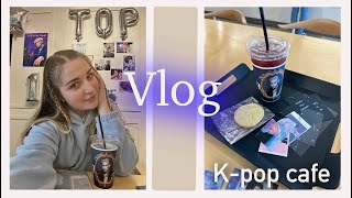 K-pop кафе в Корее | День рождения T.O.P из BigBang | влог