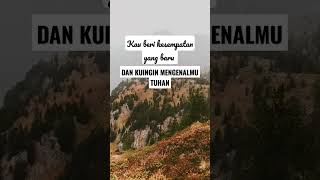 Kau Beri Kesempatan Yang Baru Dan Kuingin Mengenalmu Tuhan shorts coverdash saatteduh lirik