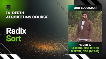 Radix Sort | Algorithms Lecture 25 | The cs Underdog