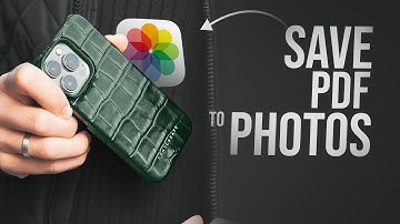 How to Save PDF Files to Photos on iPhone (tutorial)