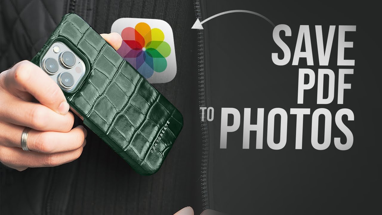 Как сохранить PDF-файлы в фотографии на iPhone (урок)